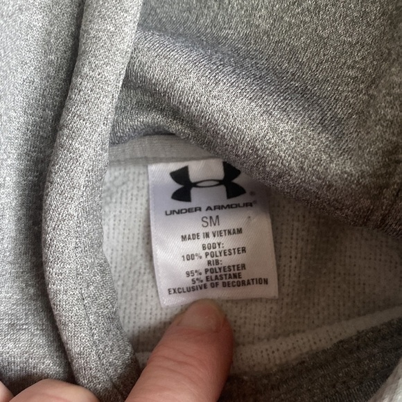 Women’s Under Armour USF Hooded Sweatshirt Gray S - Picture 3 of 6